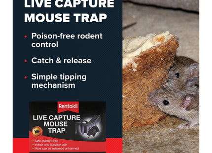 Rentokil Live Capture Single Mouse Trap PSL88