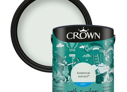 Crown Walls & Ceilings Matt Emulsion Paint Botanical Extract 2.5 Litre