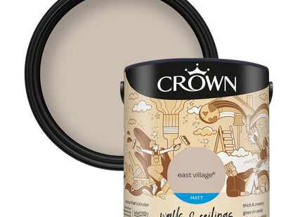 Crown Retail Core Emulsion Matt East Village 2.5 Litre