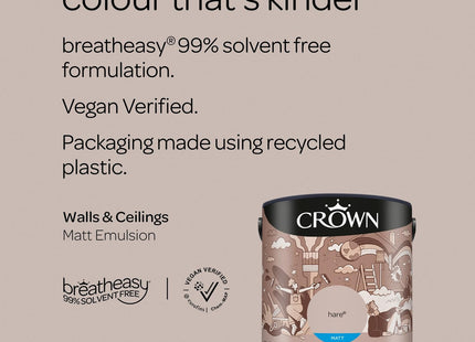 Crown Retail Core Emulsion Matt Hare 2.5 Litre