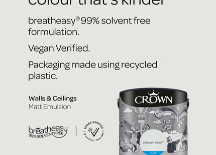 Crown Retail Core Emulsion Matt Seldom Seen 2.5 Litre