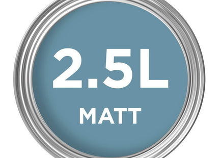 Dulux Easycare Kitchen Matt Emulsion Paint For Walls And Ceilings - Stonewashed Blue 2.5 Litre