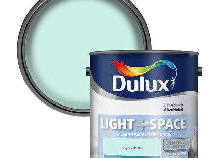 Dulux Light & Space Matt Emulsion Paint - Lagoon Falls - 2.5 Litre