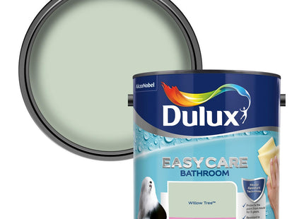 Dulux Easycare Bathroom Soft Sheen Emulsion Paint for Walls and Ceilings - Willow Tree, 2.5 Litre