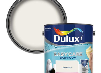 Dulux Easycare Bathroom Soft Sheen Emulsion Paint for Walls and Ceilings - Timeless 2.5 Litre
