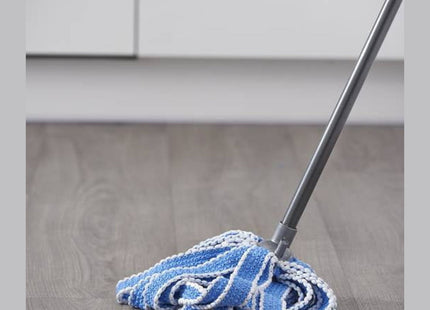 Addis Mega Mop Strands, White, Blue Graphite, 12 x 12 x 145.5 cm