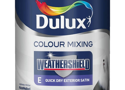 Dulux Weathershield Quick Drying Satin 1 Litre Medium 318691