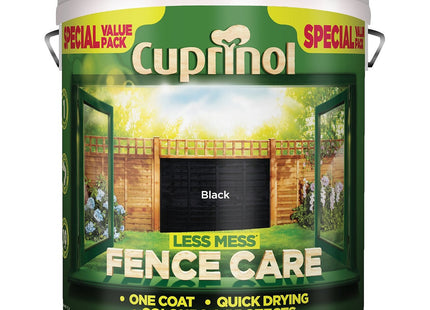 Cuprinol Less Mess Fence Care Black, 6 Litre LMFCBL6L