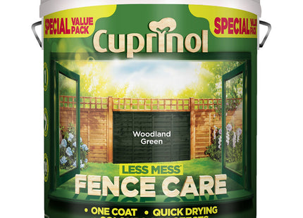 Cuprinol Less Mess Fence Care Woodland Green, 6 Litre LMFCWG6L