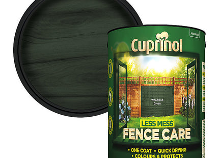 Cuprinol Less Mess Fence Care Woodland Green, 6 Litre LMFCWG6L