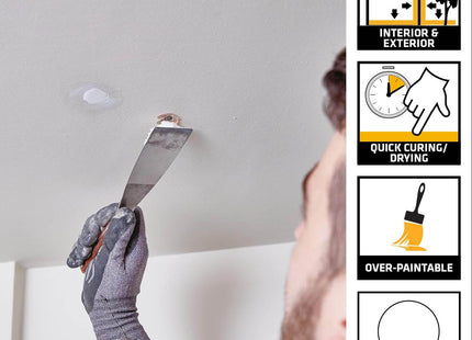 Everbuild All Purpose Ready Mixed Filler - Interior And Exterior Use - White - 1kg