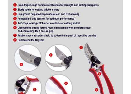 Spear & Jackson 6659BS/13 Heavy Duty Bypass Secateurs