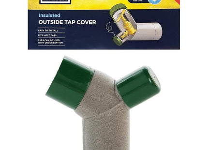 Exitex Insulated Outside Tap Cover - Winter Frost Protection for Outdoor Garden Taps, Fits Most Standard Taps, Tap Usable When Fitted, Easy to Install