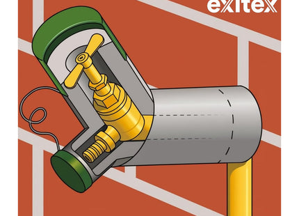 Exitex Insulated Outside Tap Cover - Winter Frost Protection for Outdoor Garden Taps, Fits Most Standard Taps, Tap Usable When Fitted, Easy to Install