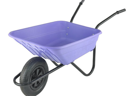 The Walsall Wheelbarrow Company Shire 90 Litre Barrow Lilac SHLILP