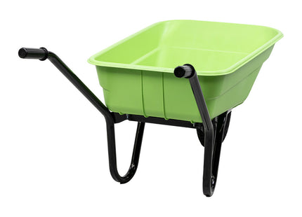 The Walsall Wheelbarrow Company The Shire 90 Litre Wheelbarrow Lime Green Pneumatic Wheel SHLIMP