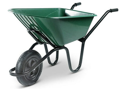 The Walsall Wheelbarrow Company Polypropylene (PP), Green, Pneumatic Wheel