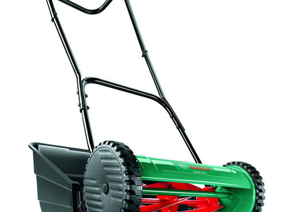 Bosch Ahm 38g Manual Lawn Mower (38 cm Cutting Width, Cutting Height 15-50 mm, Weight 6.7kg, Carton Packaging)