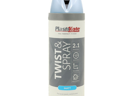PlastiKote Twist & Spray baby blue satin 400ml 022117
