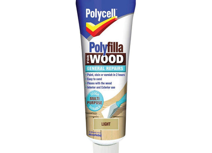 Polycell Wood Fillers Tube Light 75 PLCWGRL75 75ml