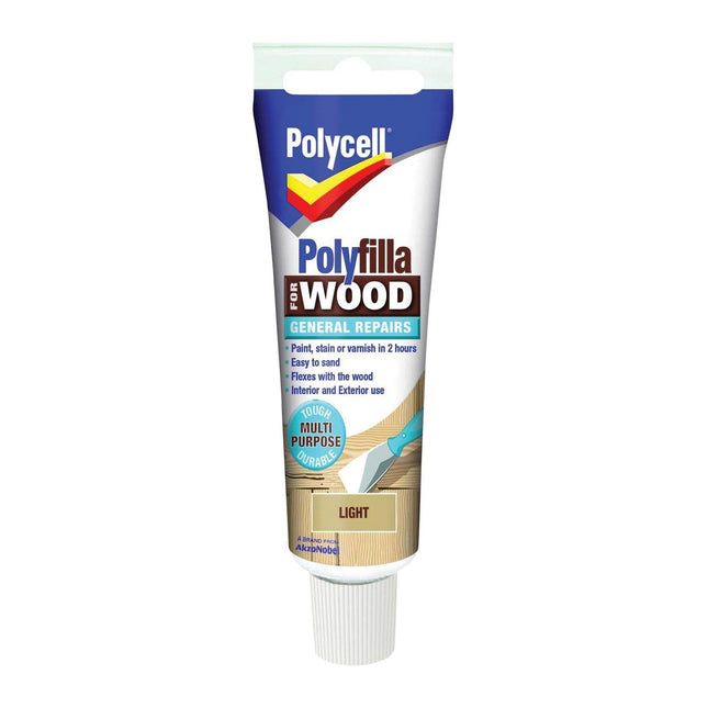 Polycell Wood Fillers Tube Light 75 PLCWGRL75 75ml