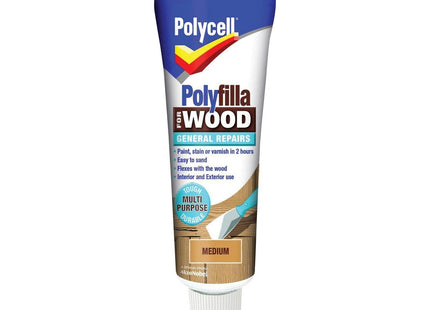 Polycell Wood Fillers, 75g - Tube PLCWGRM75