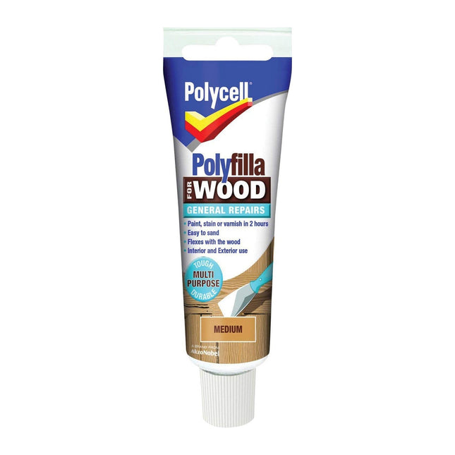 Polycell Wood Fillers, 75g - Tube PLCWGRM75