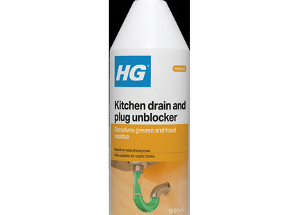 HG Kitchen Drain Unblocker Clears Blocked Sinks 1 Litre