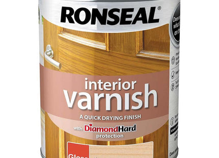 Ronseal Interior Varnish Clear Gloss 750ml
