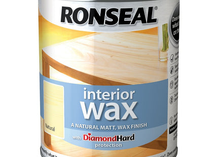 Ronseal 750ml Interior Wax - Natural IWNAT750