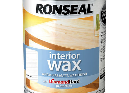 Ronseal 750ml Interior Wax - White Ash IWWA750