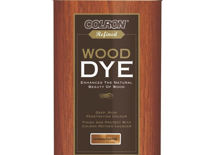 Ronseal Colron Refined Wood Dye 250ml Jacobean Dark Oak
