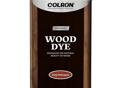 Ronseal Colron Refined Wood Dye 250ml - Deep Mahogany High-Performance Wood Stain for Interior Use