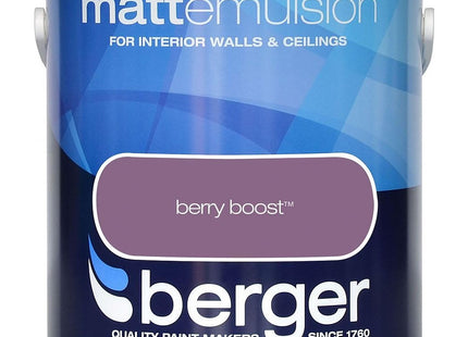 Berger Matt Emulsion 2.5 Litre Berry Boost
