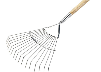 Spear & Jackson 3982KEW Kew Gardens Collection Stainless Steel Flexo Lawn Rake
