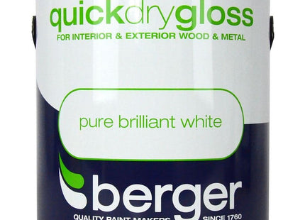 Berger Quick Dry Gloss 2.5 Litre Brilliant White