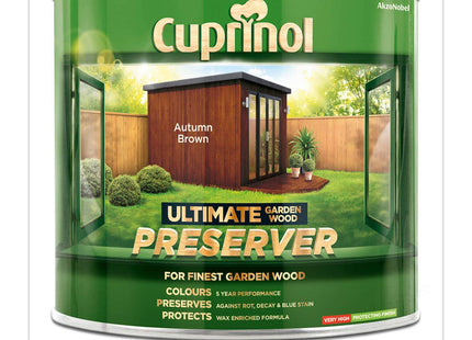 Cuprinol 1 Litre Ultimate Garden Wood Preserver - Autumn Brown 5206051