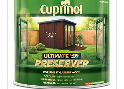 Cuprinol 1 Litre Ultimate Garden Wood Preserver - Country Oak 5206068