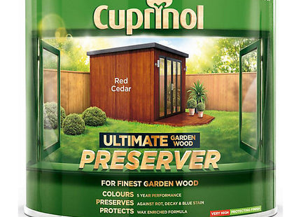Cuprinol 1 Litre Ultimate Garden Wood Preserver - Red Cedar 5206081