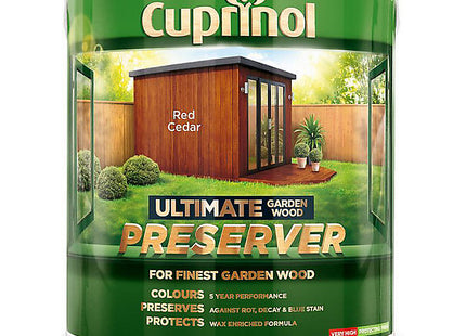 Cuprinol 1 Litre Ultimate Garden Wood Preserver - Red Cedar 5206081