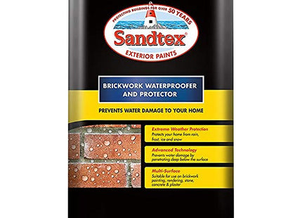 Sandtex Retail Brickwork Waterproof Protector Clear 5 Litre