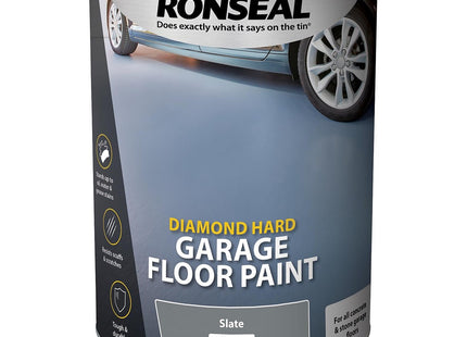 Ronseal Diamond Hard Garage Floor Paint Slate 5 Litre DHGFPSL5L
