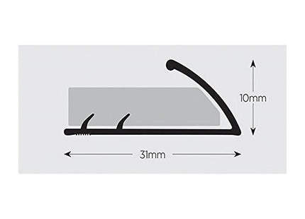 Exitex Single Nap Carpet Trim Aluminium Saa 914mm 7000908