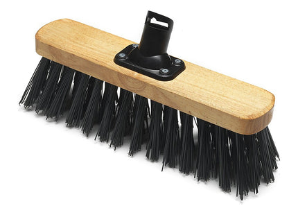Addis Broom Head With Pet Bristles 325mm, Wood/Black