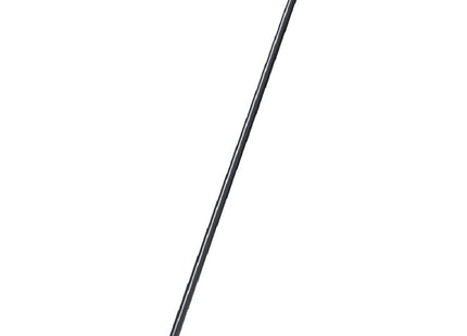 Addis Metal Outdoor Oversized Broom Handle With Screw-In Ridges At The End, Black, 3 x 3 x 130 cm