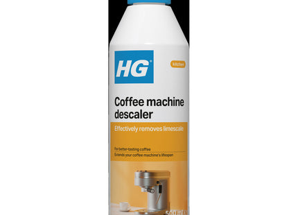 HG Coffee Machine Descaler, Tough Scale Remover for Espresso & Pod Machines - 500ml