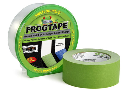 Shurtape Frog Tape Green Multi Surface Painters Masking Tape 48mm x 41.1m. Indoor painting and decorating for sharp lines and no paint bleed