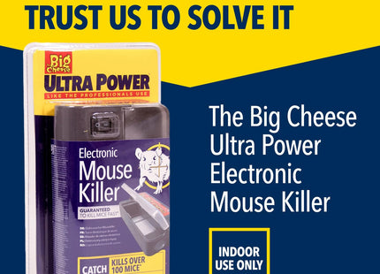 STV The Big Cheese Ultra Power Effective Humane Professional Electric Mouse Trap that Kills Instantly Indoor Battery Powered Electric Trap