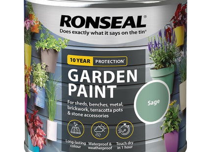 Ronseal Garden Paint Sage, 250ml RSLGPSA250