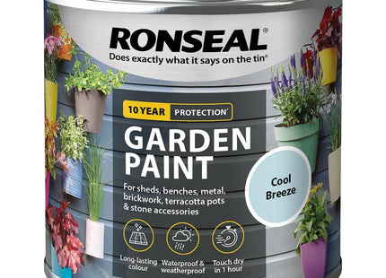 Ronseal Garden Paint Cool Breeze, 250ml RSLGPCDB250